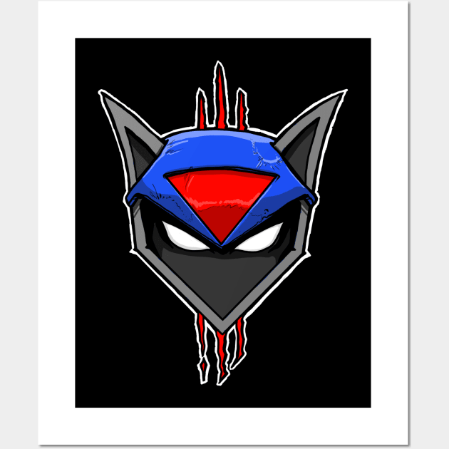 Swat Kats Helmet v2 Wall Art by Phobotech